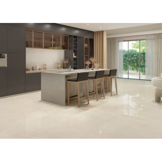 Πλακάκι Imperium Marfil Brillo 60.5x60.5 Μπεζ Μαρμαριζέ Γυαλιστερό